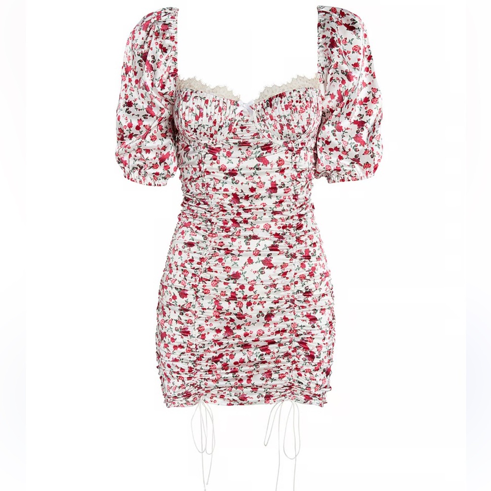 NWT Victoria Secret For Love & Lemons Roses Dress Large Melrose
